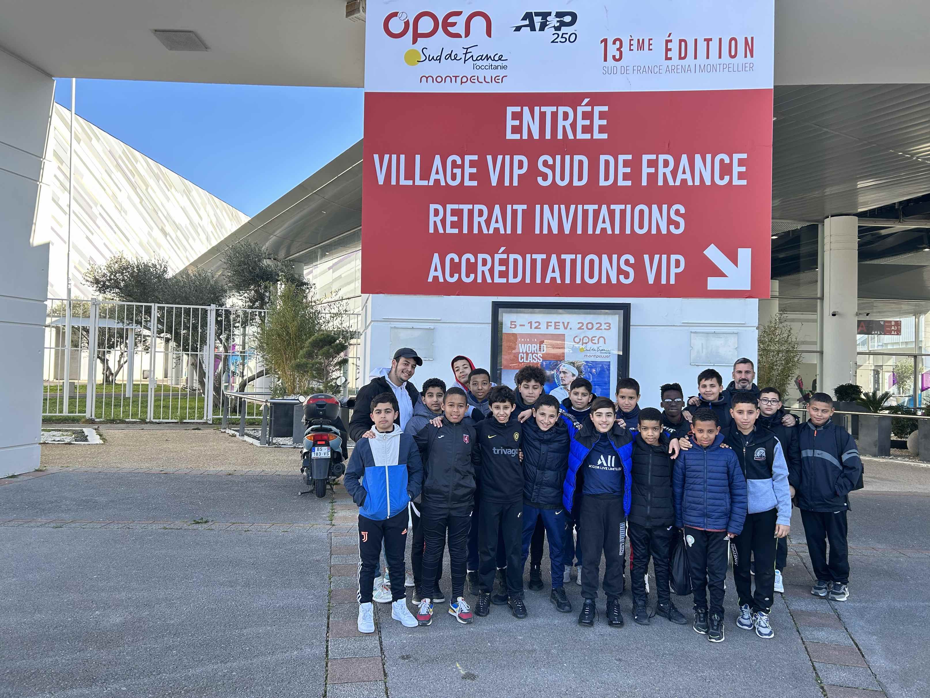 Sortie Open Sud de France à lArena de Montpellier FC Petit-Bard