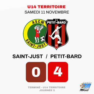 U14 TERRITOIRE - JOURNÉE 5