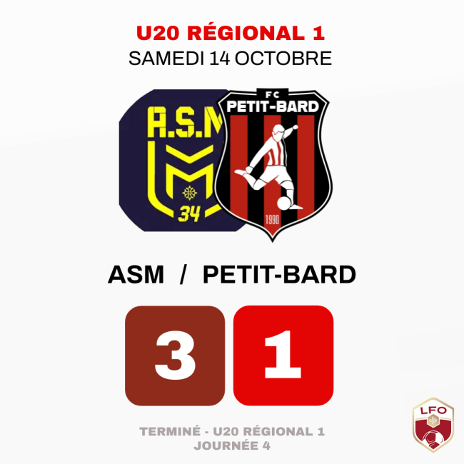 U20 REGIONAL 1 - 14-10-2023