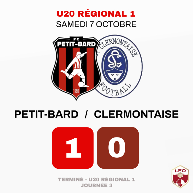 U20 REGIONAL 1 - 7-10-2023