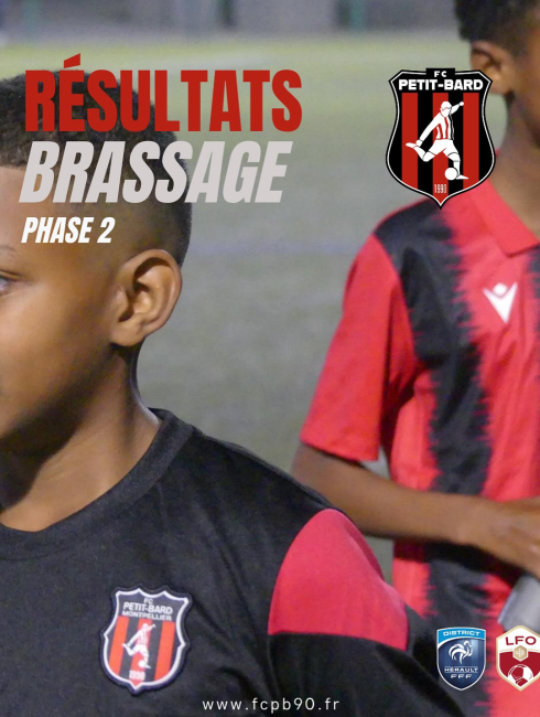 Résultats brassage phase 1